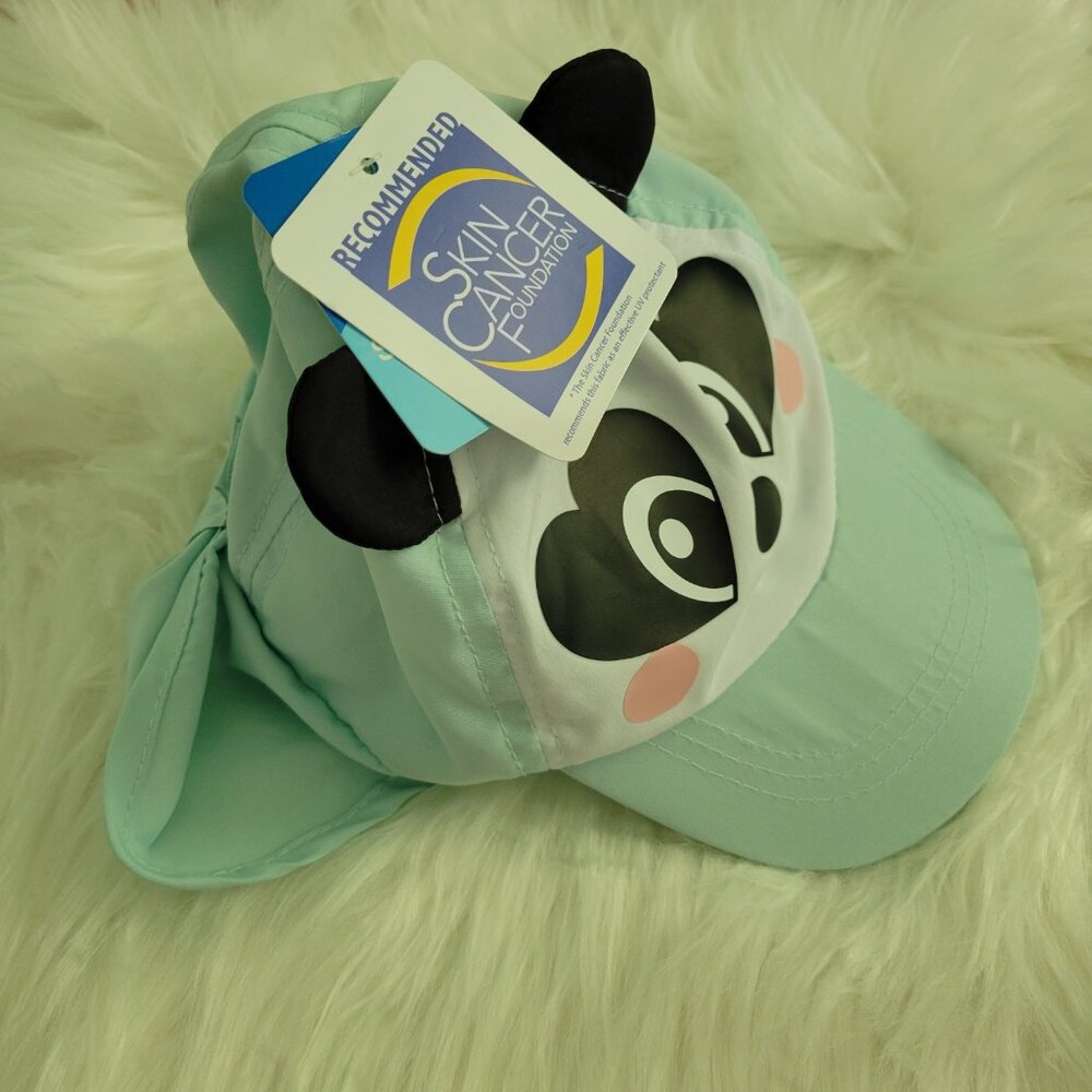 Toddler Panda Design Sun Protection Hat - Picture 3 of 8